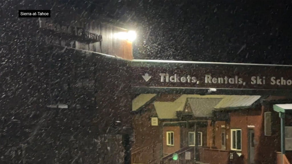 Northern California Sierra sees some early-season snow — CBS Bay Area (KPIX), Portola Valley Sports news