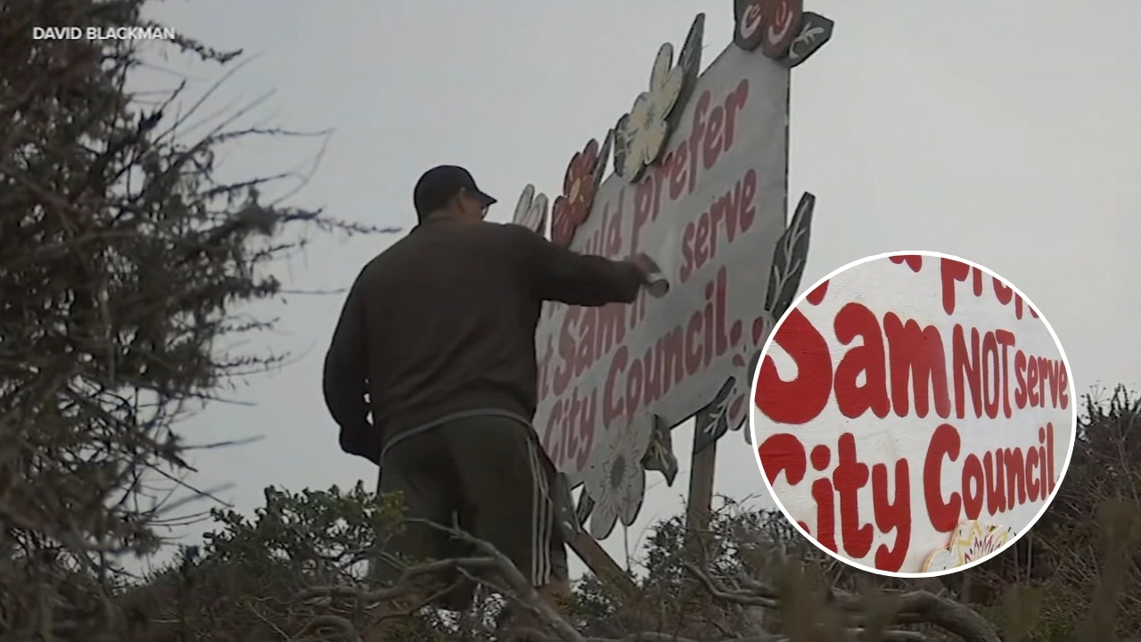 Pacifica City Council candidate arrested after vandalizing sign opposing him: police
— ABC 7 Bay Area