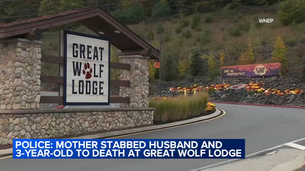 Great Wolf Lodge homicide: Metallica Rose Harrison accused of stabbing husband Charles Harrison, son to death at family resort in the Poconos in Scotrun, Monroe County, Pennsylvania
— ABC 7 Bay Area, Portola Valley Community news