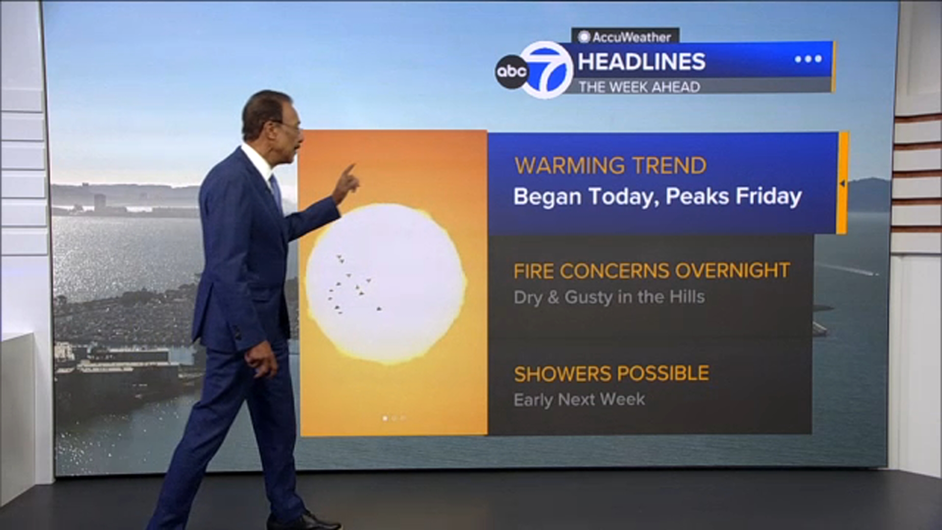 AccuWeather Forecast: Warming trend begins with higher fire danger coming overnight
— ABC 7 Bay Area, Portola Valley Community news