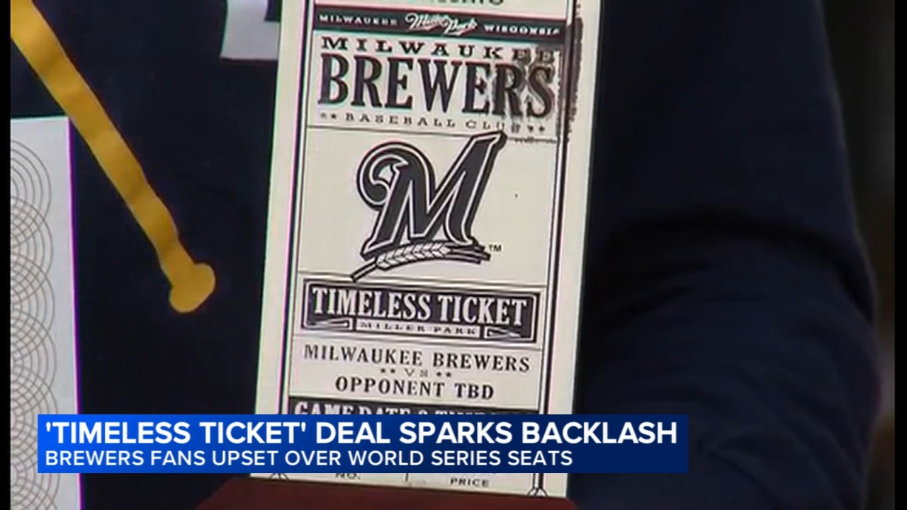 Brewers 'Timeless Ticket' holders say the team isn't fully honoring deal for World Series seats
       — ABC 7 Bay Area, Portola Valley Schools news