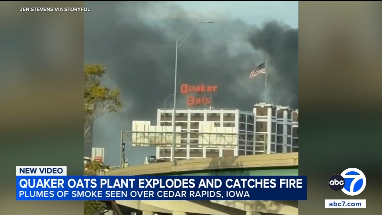 Explosion and fire erupt at Quaker Oats plant in Cedar Rapids, Iowa; no injuries
— ABC 7 Bay Area, Portola Valley Business news