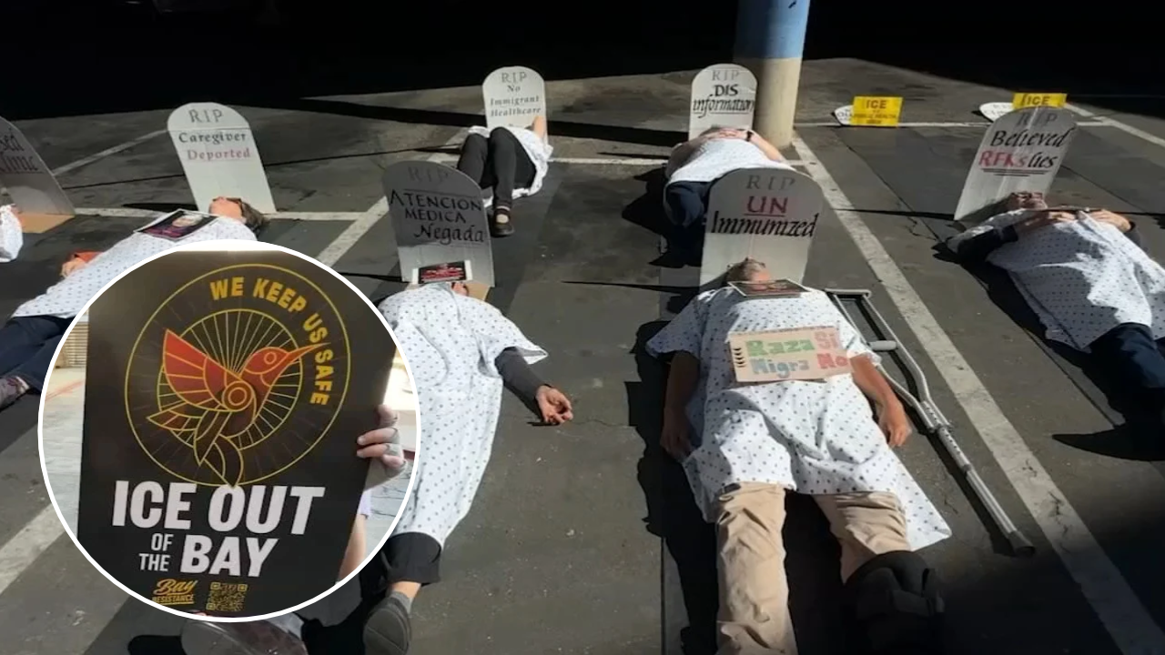 Activists demand end to ICE activity at Oakland's Eastmont Mall, stage 'die-in' demonstration
— ABC 7 Bay Area, Portola Valley Real Estate news