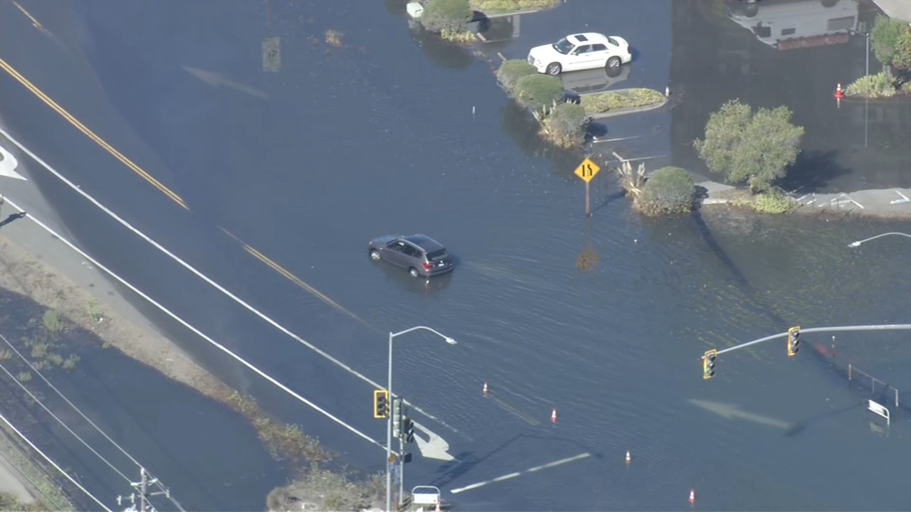 High tides continue to submerge parts of Bay Area with more flooding expected
       — ABC 7 Bay Area