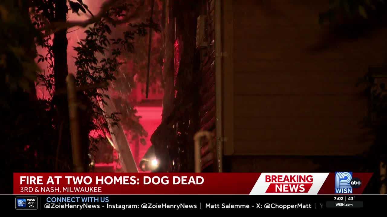 Dog killed during overnight fire that spread from one Milwaukee home to a second — WISN 12 Milwaukee, Portola Valley Community news