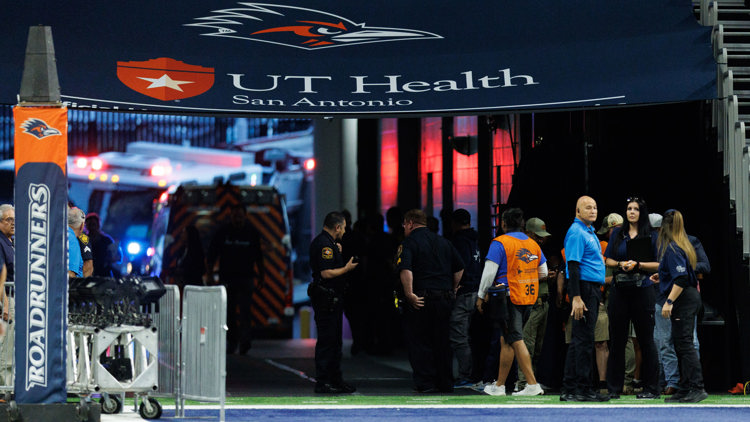 Military member dies after falling while rappelling from Alamodome's ceiling before UTSA vs. Navy game — KENS 5 (San Antonio), Portola Valley Sports news