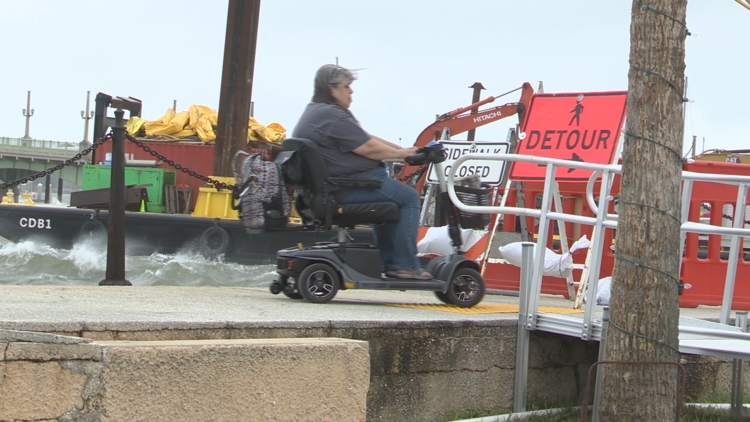 FDOT plans ahead for King Tide as Matanzas River seawall project prompts pedestrian detour — First Coast News Local, Portola Valley Schools news