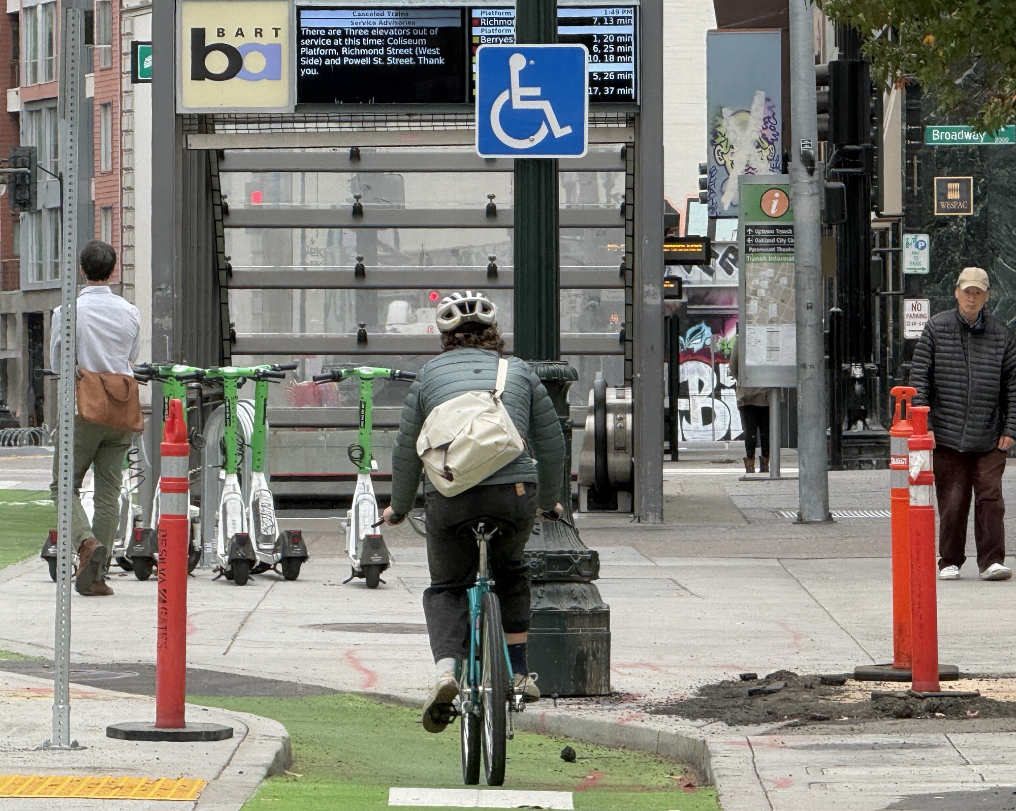 New protected bikeway connects Lake Merritt to 19th St. BART — The Oaklandside