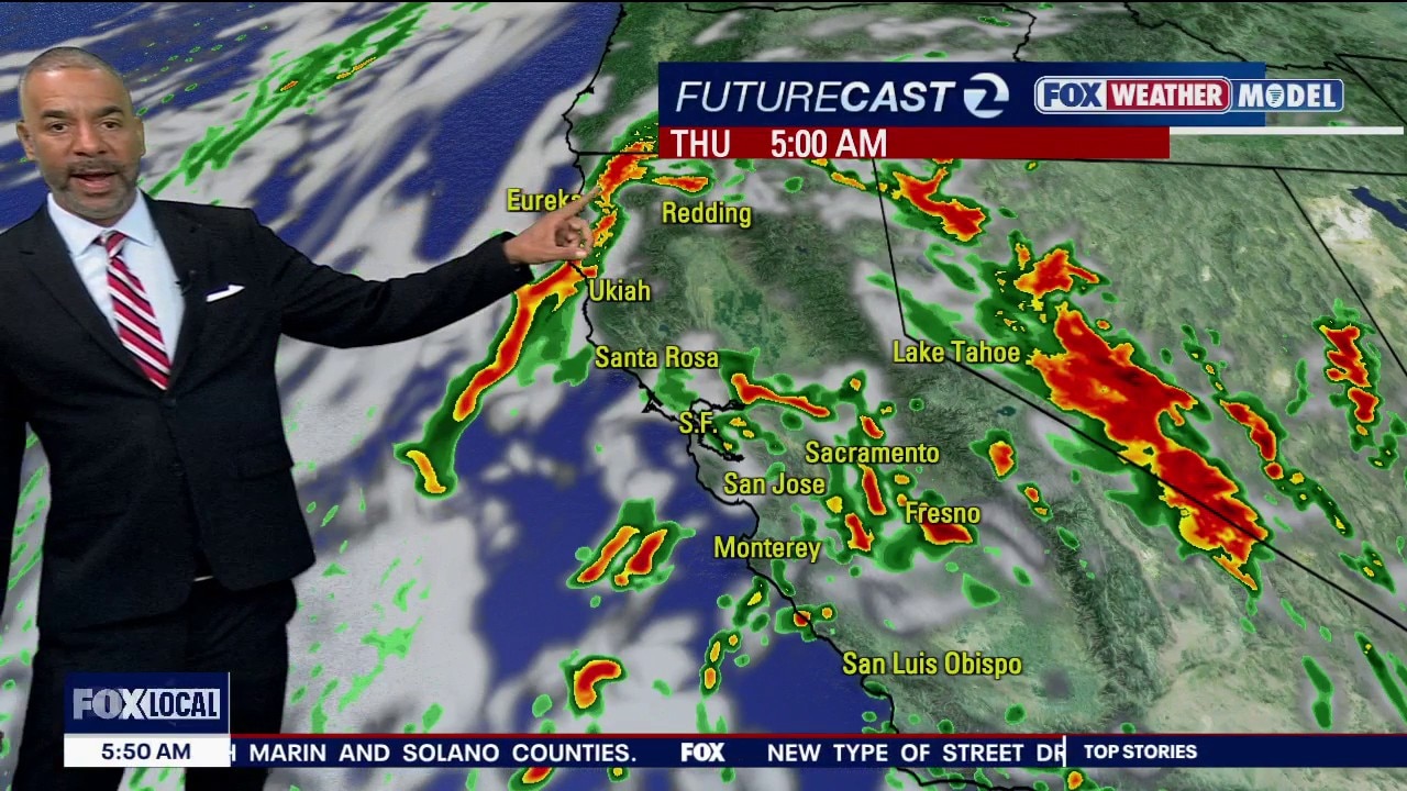 A wet day ahead as rain blankets the Bay Area — KTVU FOX 2 Bay Area, Portola Valley Sports news
