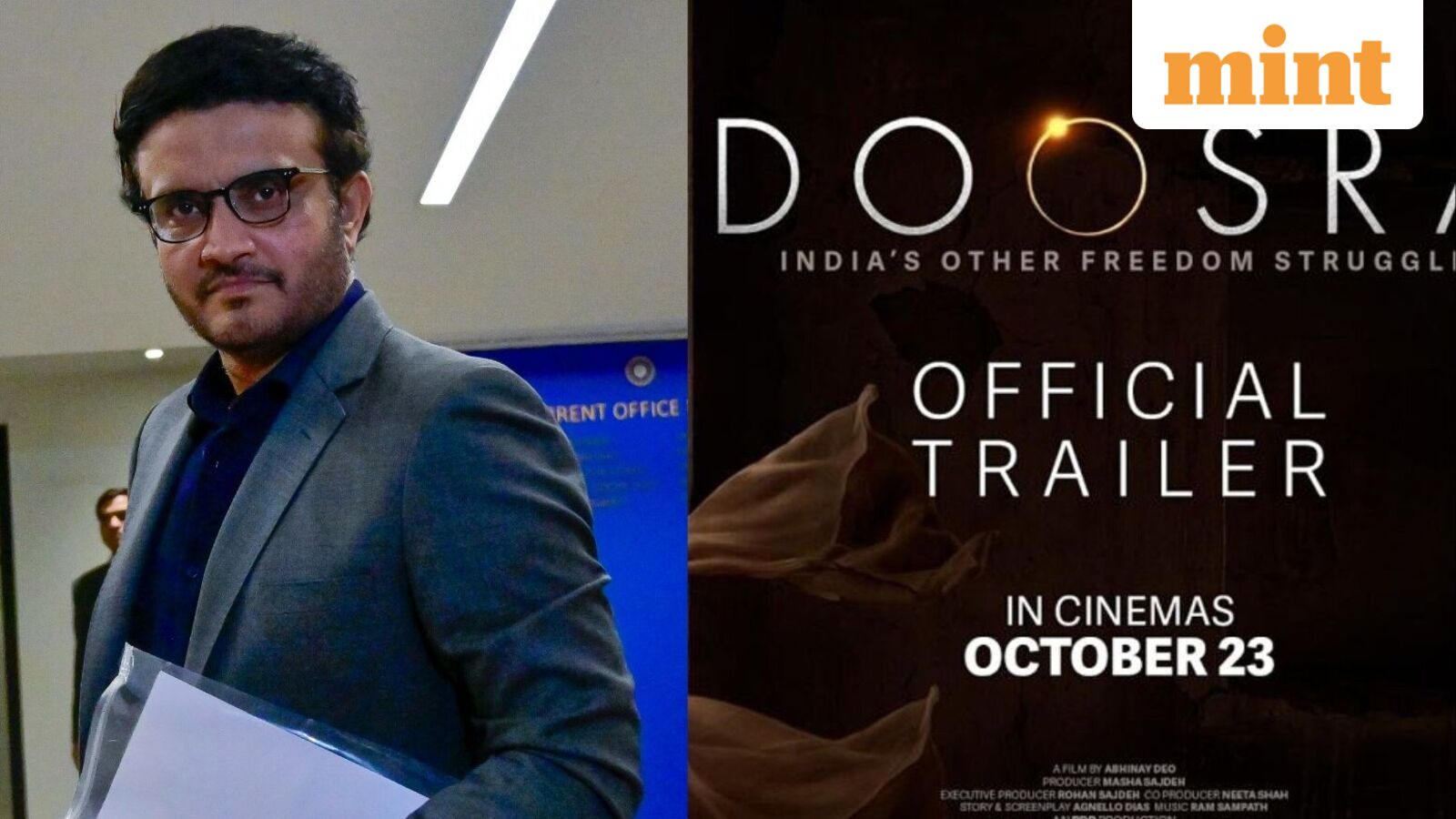 Sourav Ganguly vs ‘Doosra’: Delhi HC seeks filmmaker's response over cricketer's personality rights plea; what we know — Mint India, Portola Valley Technology news